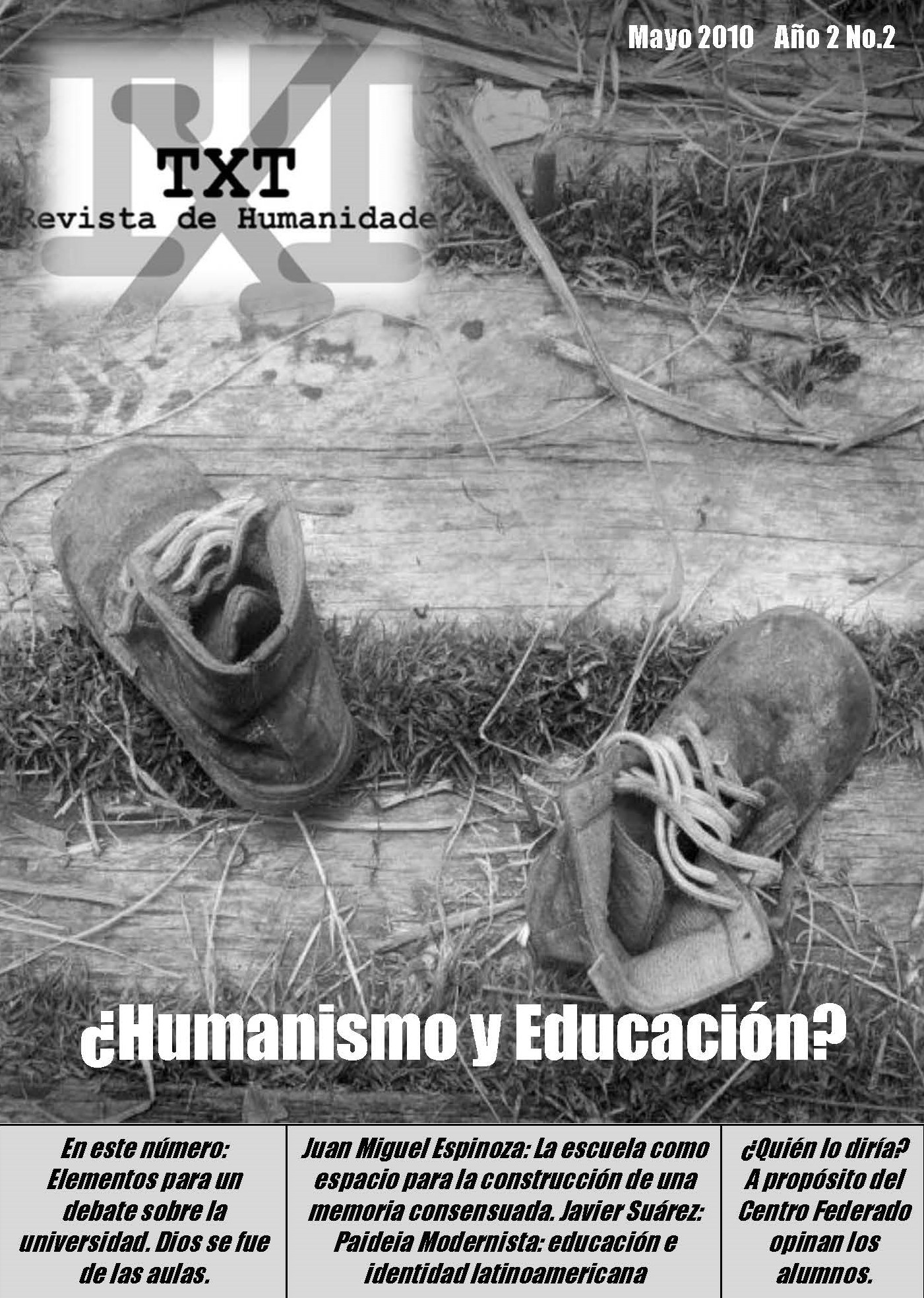 Portada de TXT 2. Humanidades (2010)